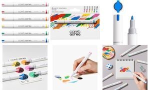 COPIC acrea Vivid Layoutmarker-Set farbsortiert 0,8 mm, 6 St. (20077601)