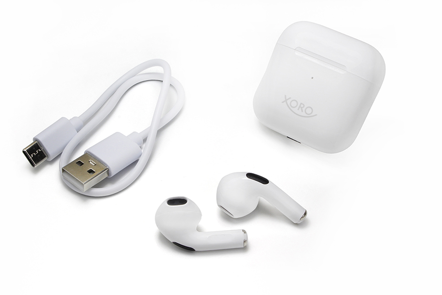 Xoro KHB 30 In-Ear-Kopfhörer True Wireless Stereo (TWS) Bluetooth Weiß