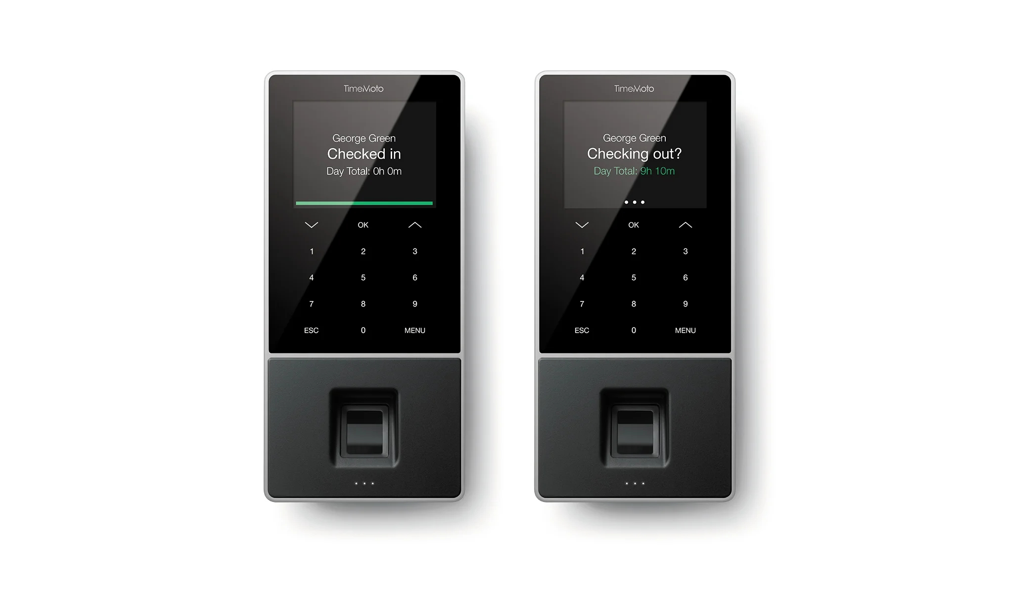 Safescan TM-828 SC Zeiterfassungsterminal 3.5" Schwarz