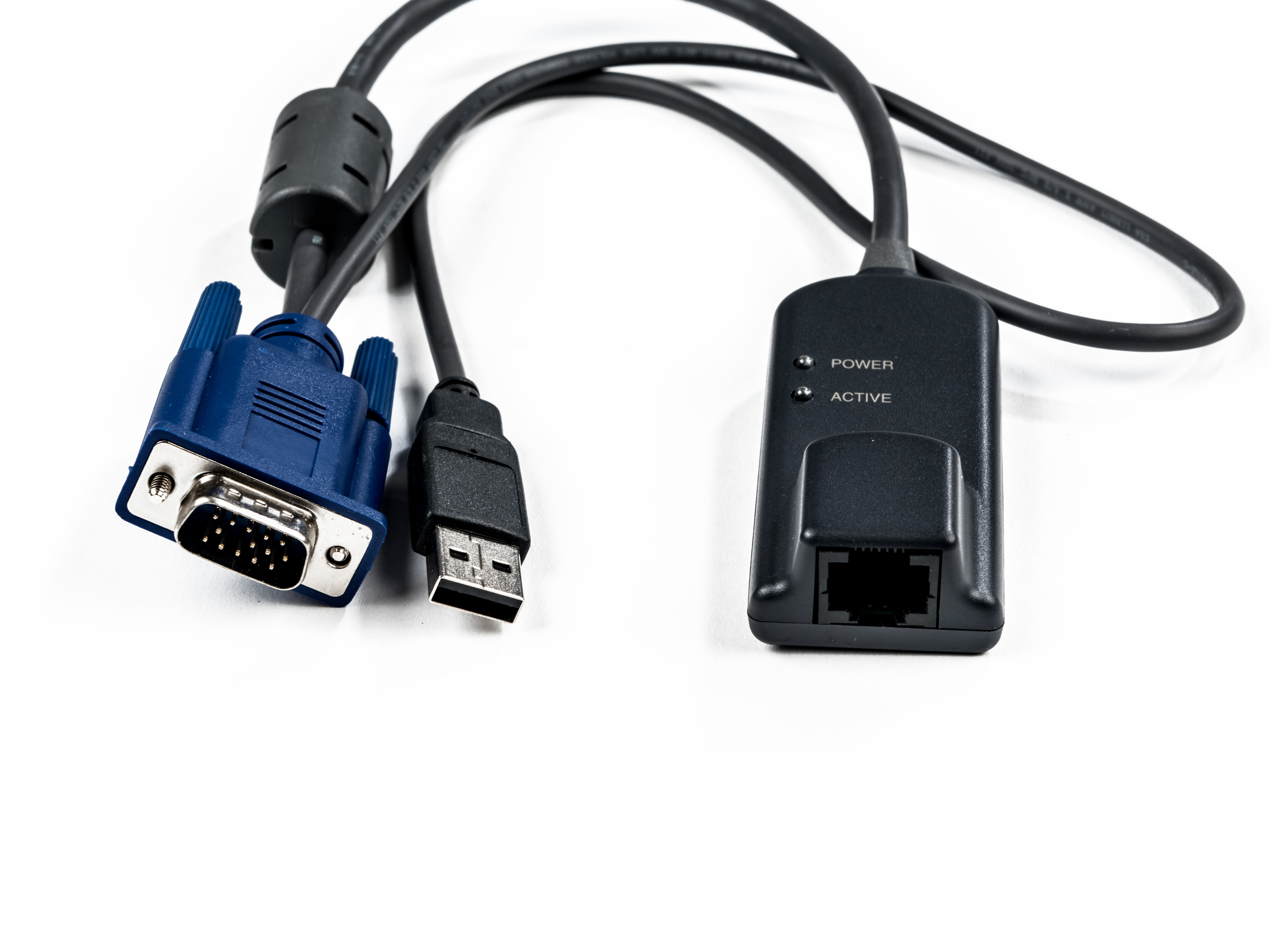 Vertiv Avocent MPUIQ-VMCHS KVM-Modul VGA USB 2.0 RJ-45 Schwarz, Blau