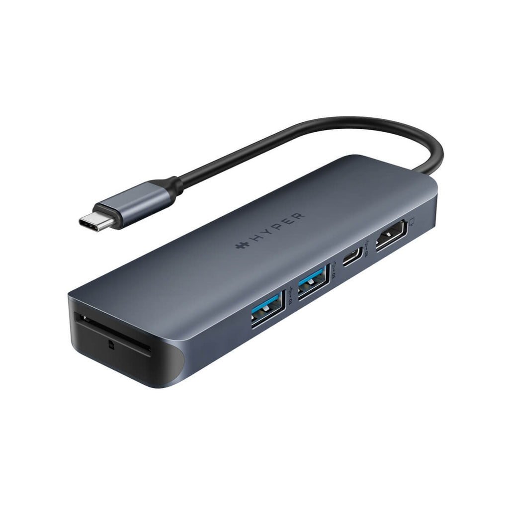 Hyper HyperDrive EcoSmart Gen.2 USB-C 6-in-1 Hub mit 100 W PD Schwarz