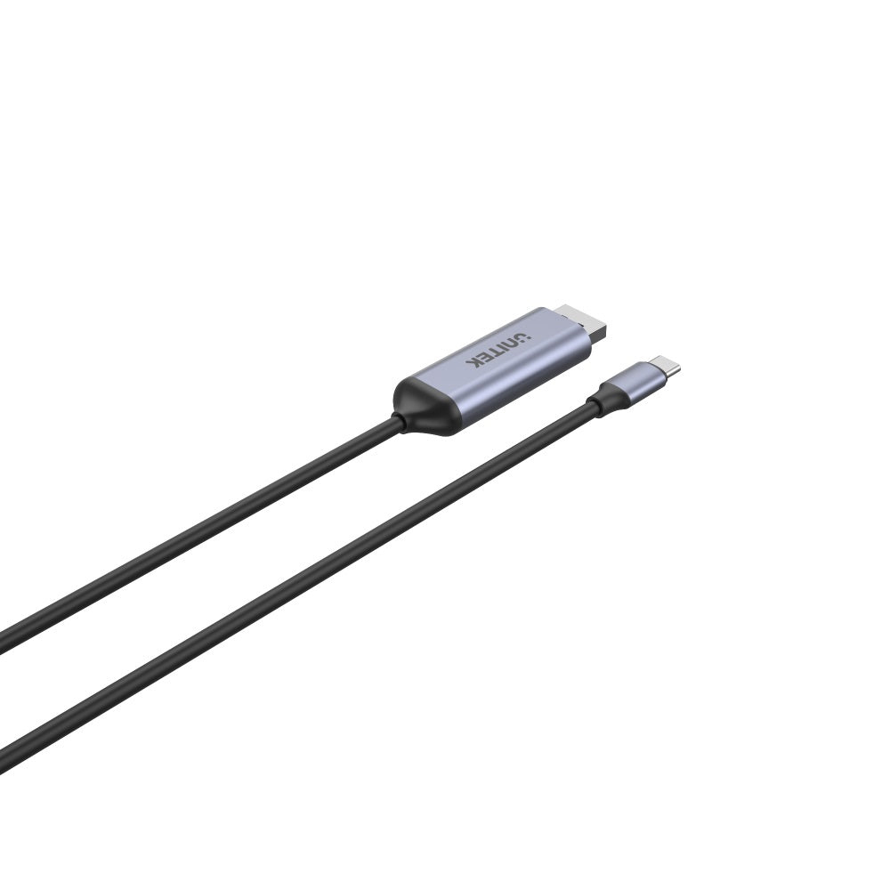 Unitek V1423C Videoadapterkabel USB-C zu DisplayPort 1,8 m Space-grau
