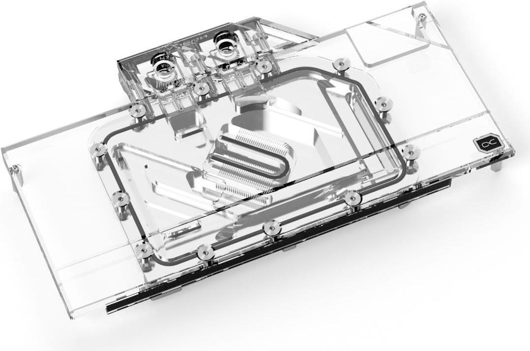 Alphacool 18670 Computerkühlsystemteil/-zubehör Wasserblock + Rückenplatte (18670) (geöffnet)