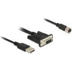 GNSS Anschlusskabel M8 Buchse Seriell wasserdicht> DB9 RS-232 (62875)