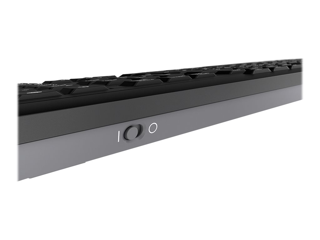 CHERRY STREAM KEYBOARD WIRELESS - Kabellose Tastatur - US International - 2.4 GHz - Schwarz