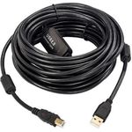 Microconnect USBAB5B-ACTIVE USB Kabel 5 m USB 2.0 USB A USB B Schwarz (USBAB5B-ACTIVE)