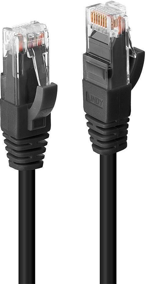 Lindy Premium 45436 Cat.6 U/UTP Netzwerkkabel 7.5 m Schwarz