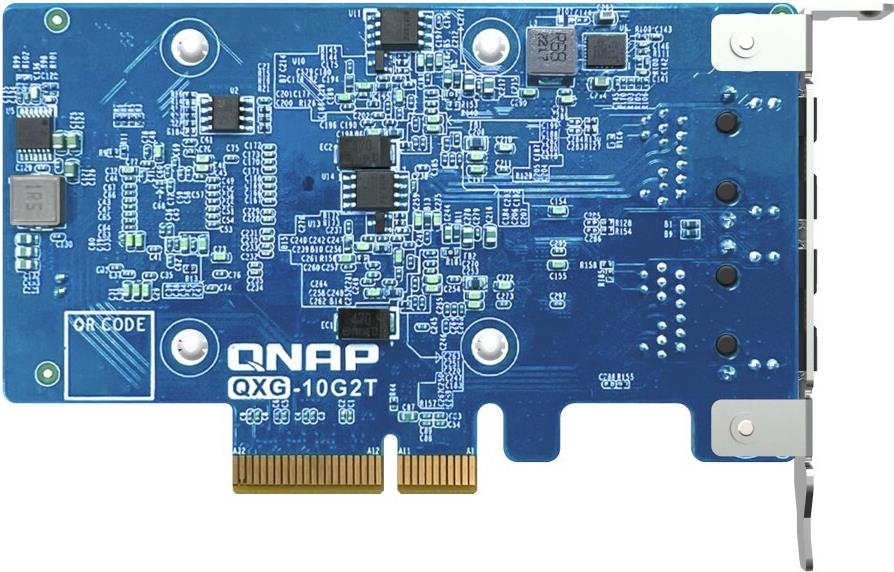 QNAP QXG-10G2T Netzwerkkarte PCIe 3.0 x4 2x 10 Gigabit Ethernet Low-Profile Grün