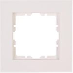 KOPP Abdeckrahmen 1-fach HK07 PURE (86 x 86 x 9,5 mm | IP20 | Klemmbefestigung) - in reinweiß (406829005)