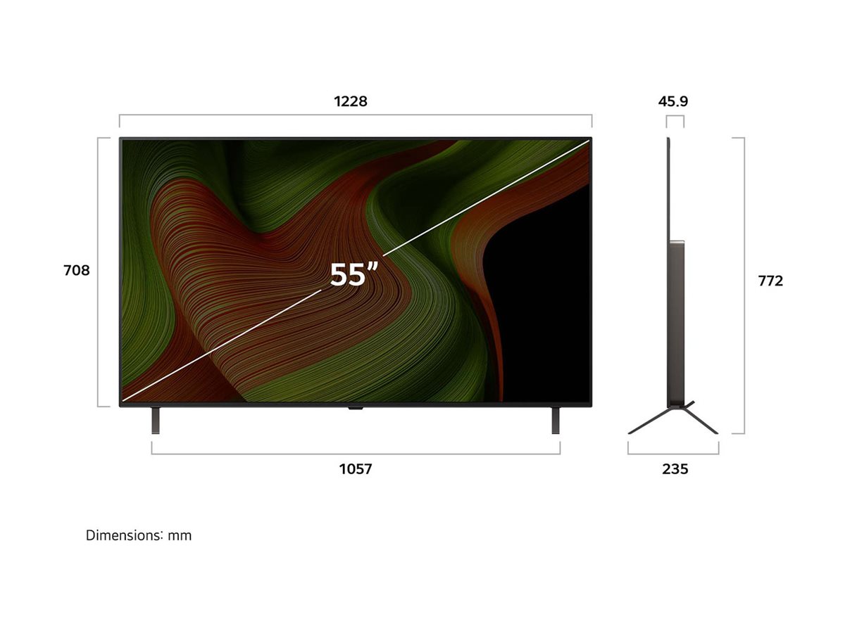 LG B5 Series OLED55B59LA 55" OLED TV Schwarz