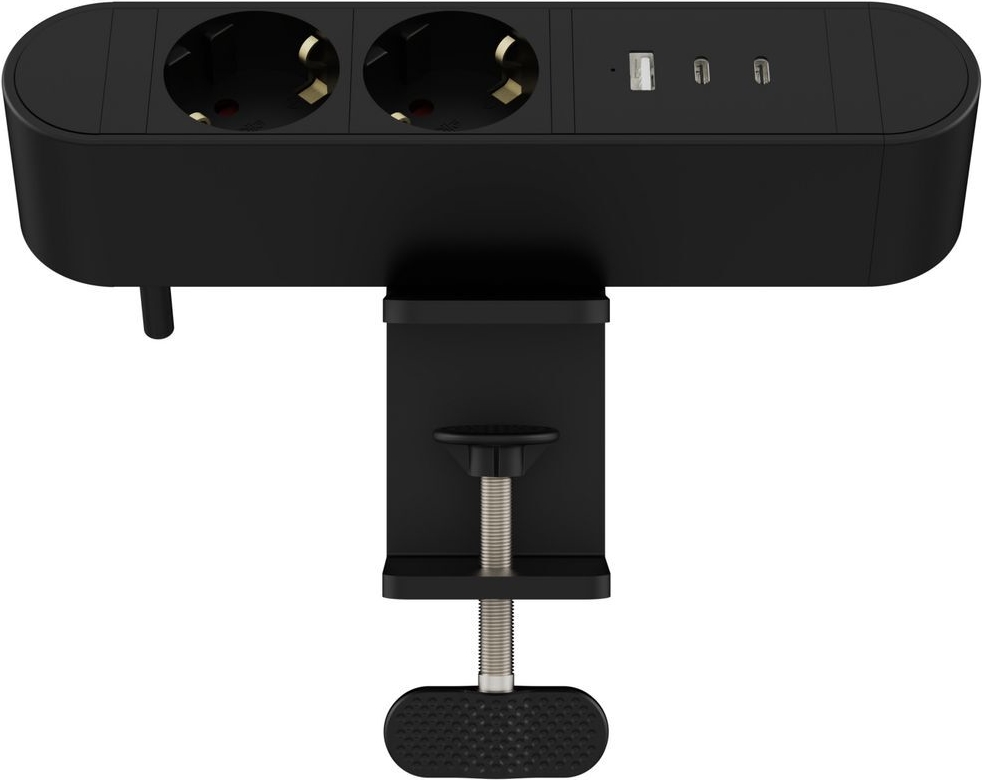 MicroConnect Multi Desktop Power Socket 2 Ways Schuko 1 x USB-A 2 - Steckdosenleiste (MC-MDPS-EU2-30W)