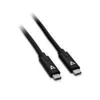 V7 USB-Kabel USB-C (M) umkehrbar zu USB-C (M) umkehrbar (V7UCC-2M-BLK-1E)