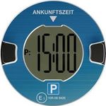 OOONO Park elektrische Parkscheibe fürs Auto I vollautomatische Parkuhr Aluminium StVO zugelassen, Magnethalter, Nacht-Park-Funktion • Hochwertig (5714149020007)