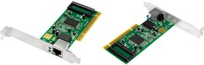 LogiLink Gigabit LAN PCI-Karte Chipsatz: RTL8169SC, Anschluss: 1x (RJ45) Gigabit Ethernet, - 1 Stück (PC0092)