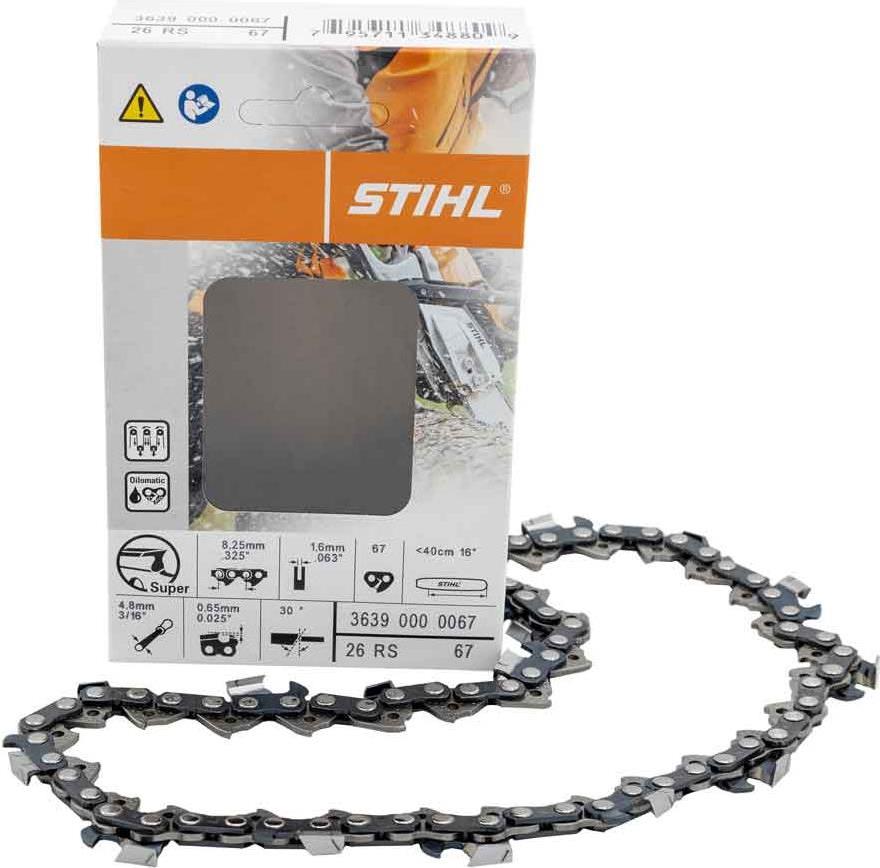 Stihl 36390000067 Sägekette .325 1,6 mm 67 GL Vollmeißel RSC (3639 000 0067)