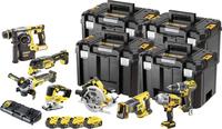 Dewalt DCK865P4T Set - 18 Volt / 5 Ah Akku-Schlagbohrschrauber-Set (DCD 796, DCF 899 HN, DCH 273, DCG 405, DCS 367, DCS 355, DCS 570, DCS 334, 4x DCB 184 und DCB 132) (DCK865P4T-QW)