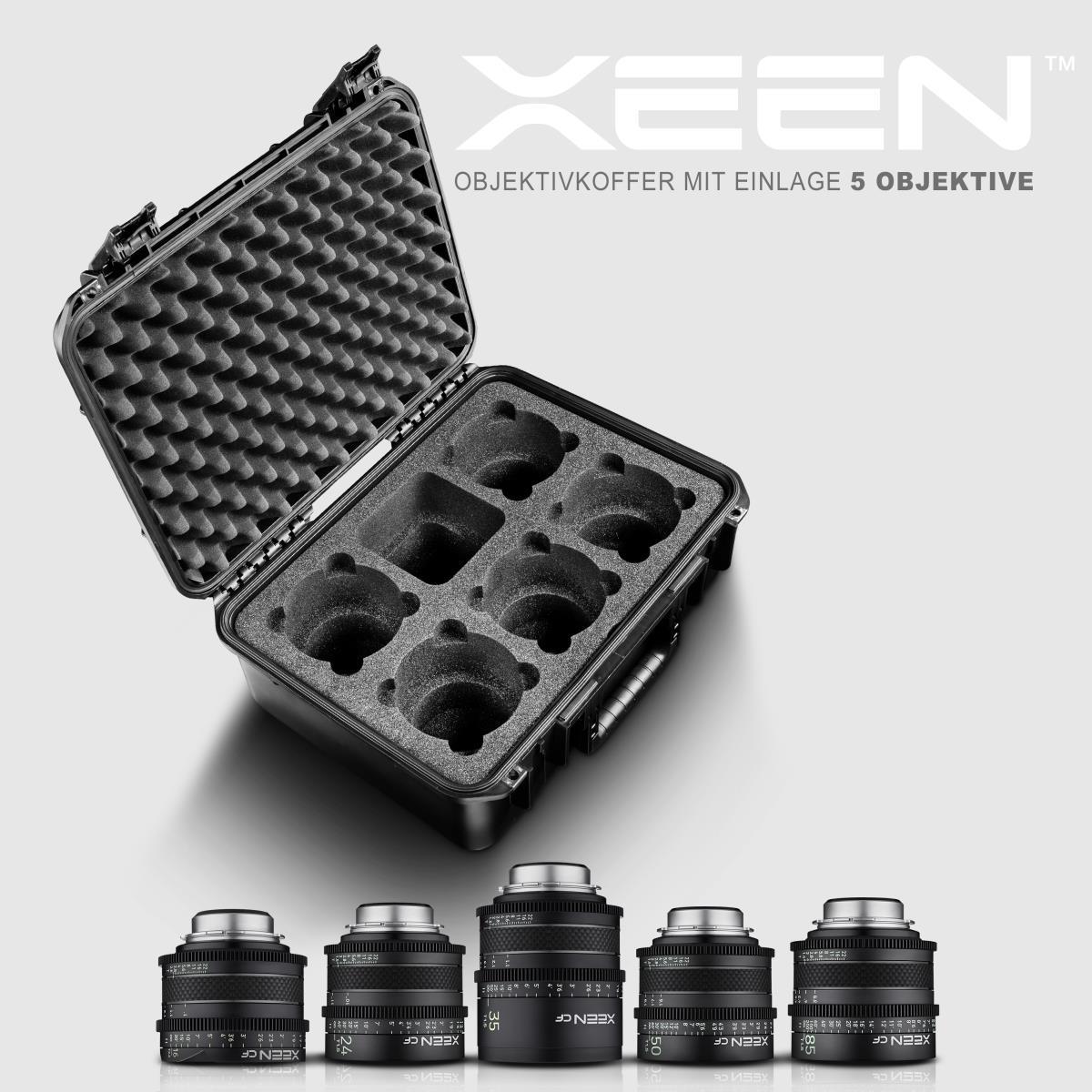 SAMYANG XEEN CF Koffer 5x Sony E 22860 Objektiv-Set
