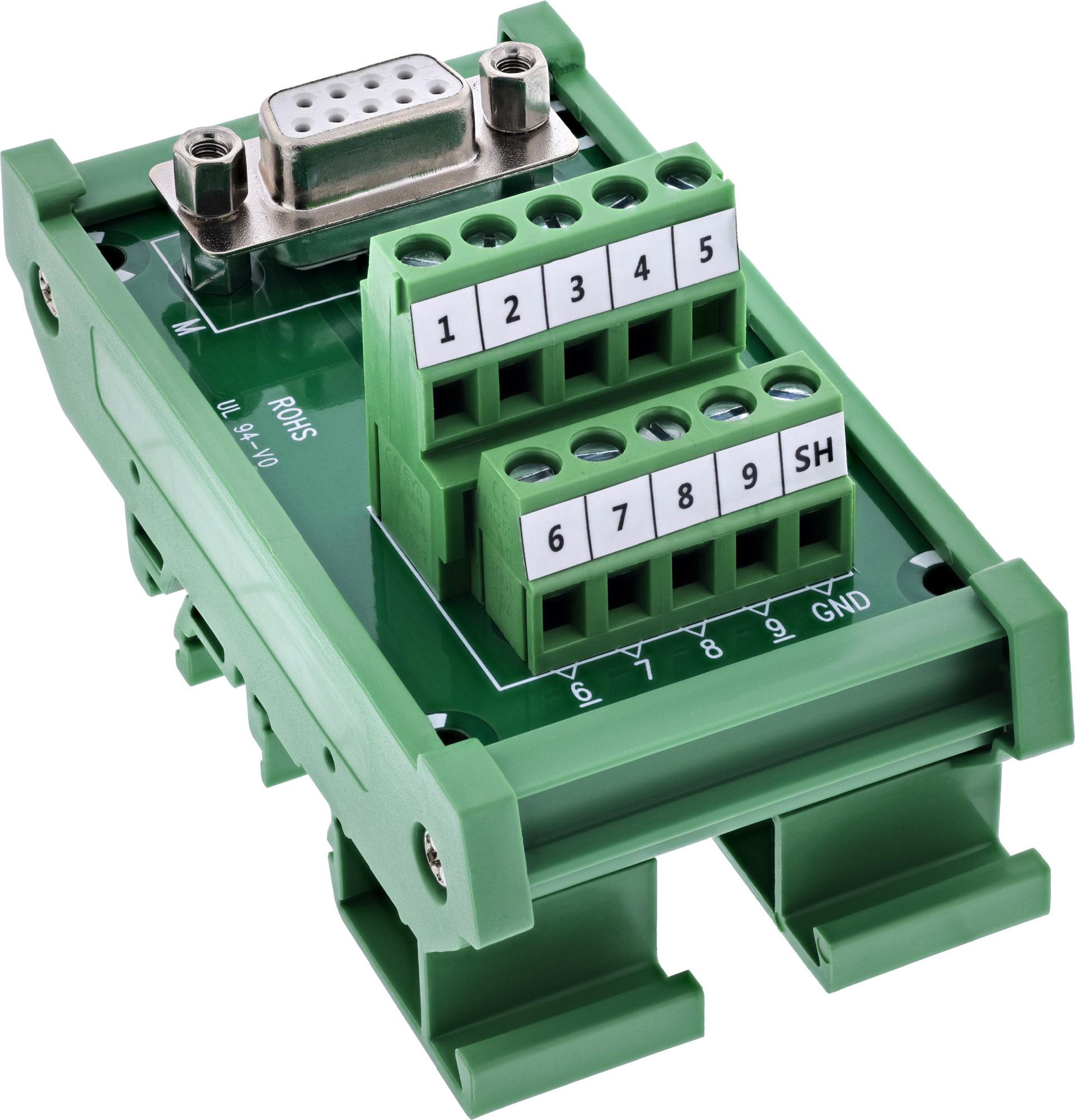 InLine D-Sub 9 Terminalblock (92501K)