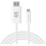 4smarts 540958. Kabellänge: 2 m, Anschluss 1: USB C, Anschluss 2: DisplayPort. Gewicht: 80 g, Menge pro Packung: 1 Stück(e), Verpackungsbreite: 95 mm. Menge pro Behälter: 1 Stück(e) (540958)
