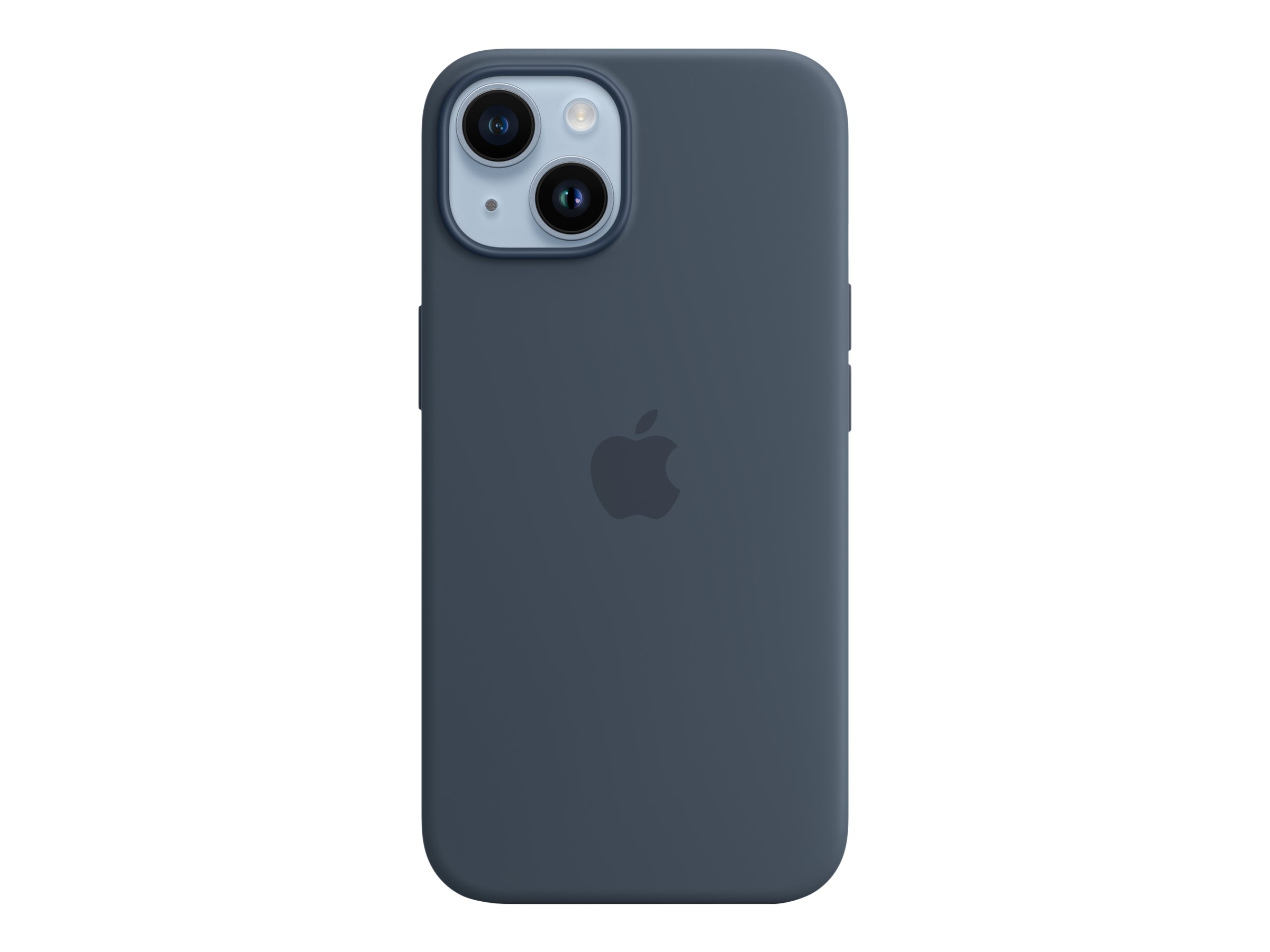 Apple iPhone 14 Silicone Case mit MagSafe 6,1" Storm Blue
