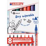 edding Whiteboardmarker 4-361-8-S2999 1mm sort. 8St. (4-361-8-S2999)