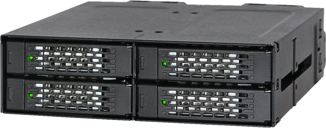 ICY DOCK ToughArmor MB699VP-B Backplane für 4x 2,5" NVMe U.2 SSD Schwarz