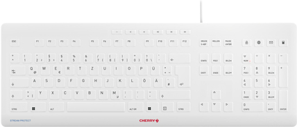 CHERRY Stream Tastatur USB QWERTZ Deutsch Grau (JK-8502DE-0)