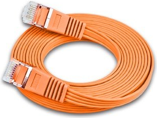 SLIM S6 075 OR - Cat.6 SLIM-Patchkabel, STP(PIMF), 0,75 m, orange (PKW-STP-SLIM-KAT6 0.75 OR)