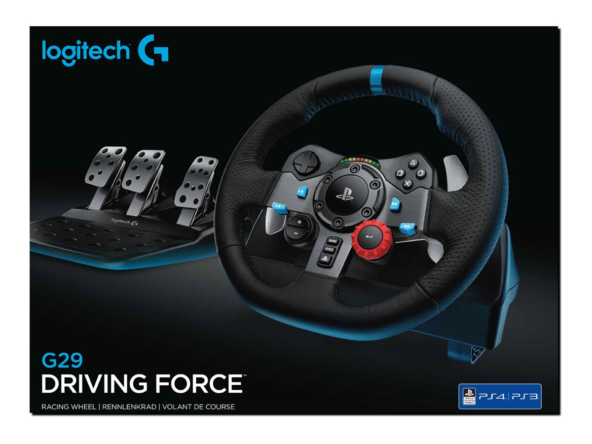 Logitech G29 Driving Force Lenkrad- und Pedale-Set Schwarz
