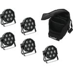 EUROLITE Set 5x LED SLS-7 HCL Spot + Soft-Bag (20000427)
