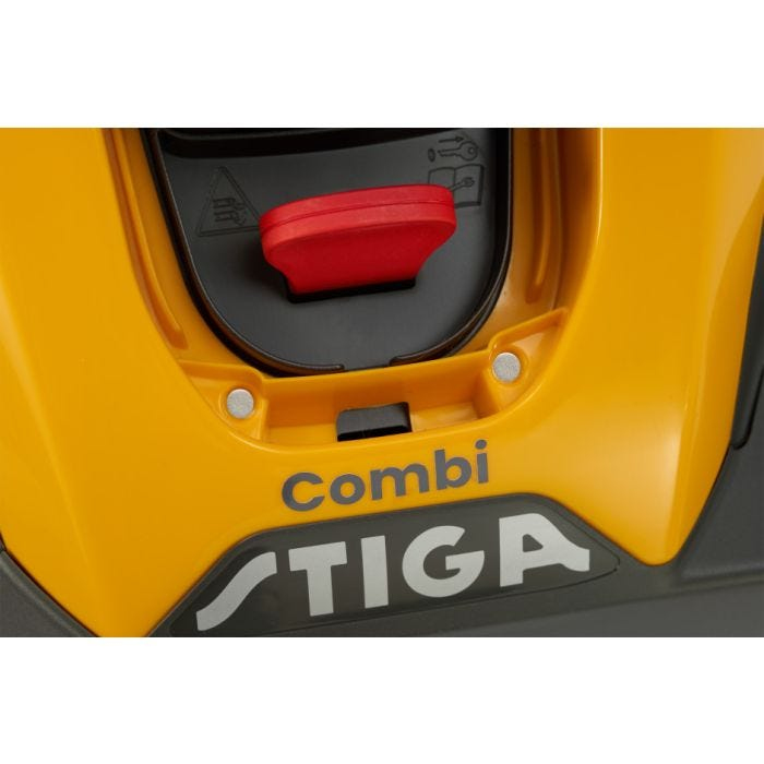 STIGA COMBI 336e Akku-Rasenmäher 48 V 34 cm Schnittbreite 860 W Schwarz, Gelb