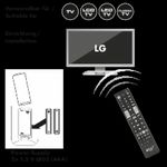 Schwaiger UFB100LG 533 IR Wireless Drucktasten Schwarz Fernbedienung (UFB100LG 533)