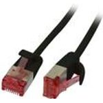 Patchkabel RJ45 CAT6 250Mhz 1.5m schwarz U/FTP slimline rund d 3.6mm (S217274)