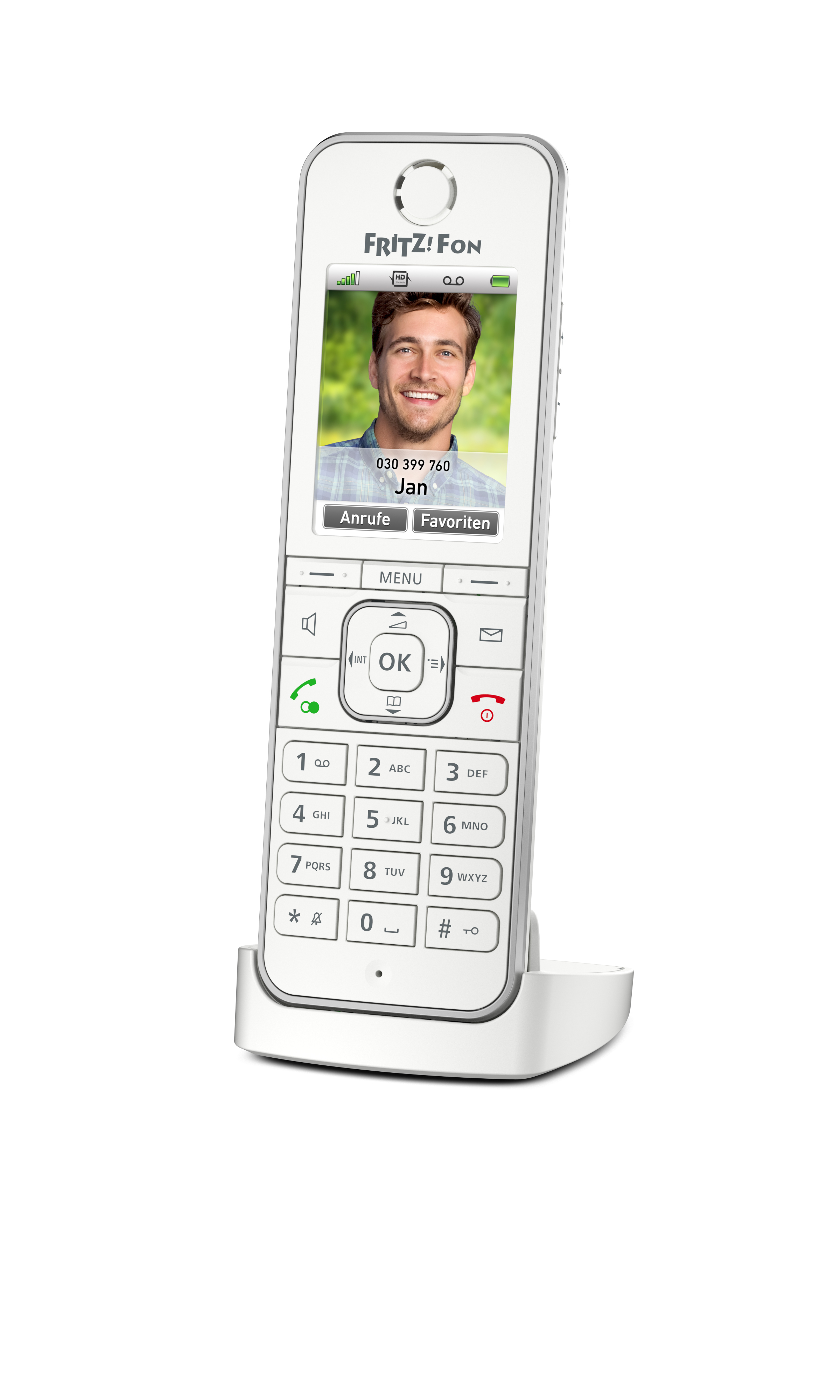 FRITZ! FRITZ!Fon C6 Schnurloses VoIP-Telefon Weiß