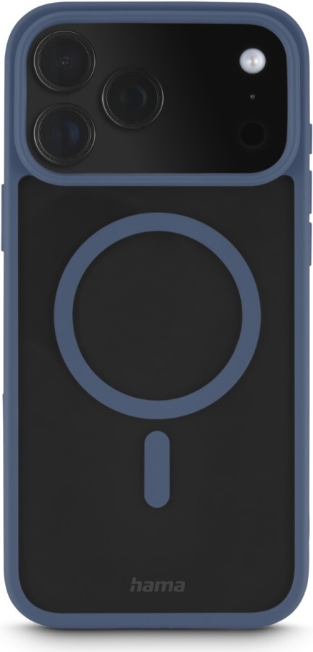 Hama Handyhülle Frame Protect f iPhone 17 Pro Max, magnetisch, durchsichtig,Bl (00232419)