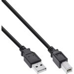 InLine 70er B-Pack USB 2.0 Kabel A an B schwarz (B-34502X)
