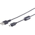 S/CONN maximum connectivity USB 2.0 A Stecker auf Mini USB 2.0 - 12 pin Stecker, 1,5m (77372)