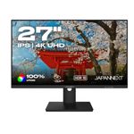 JAPANNEXT JN-IPS270UHD60F 27" 4K UHD IPS Monitor HDMI DP Höhenverstellung