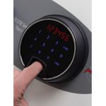 phoenix Feuerschutz-Tresor FIRE RANGER FS1512E, creme-weiß Hochsicherheits-Elektronikschloss, Bodenmontage geeignet (FS1512E)