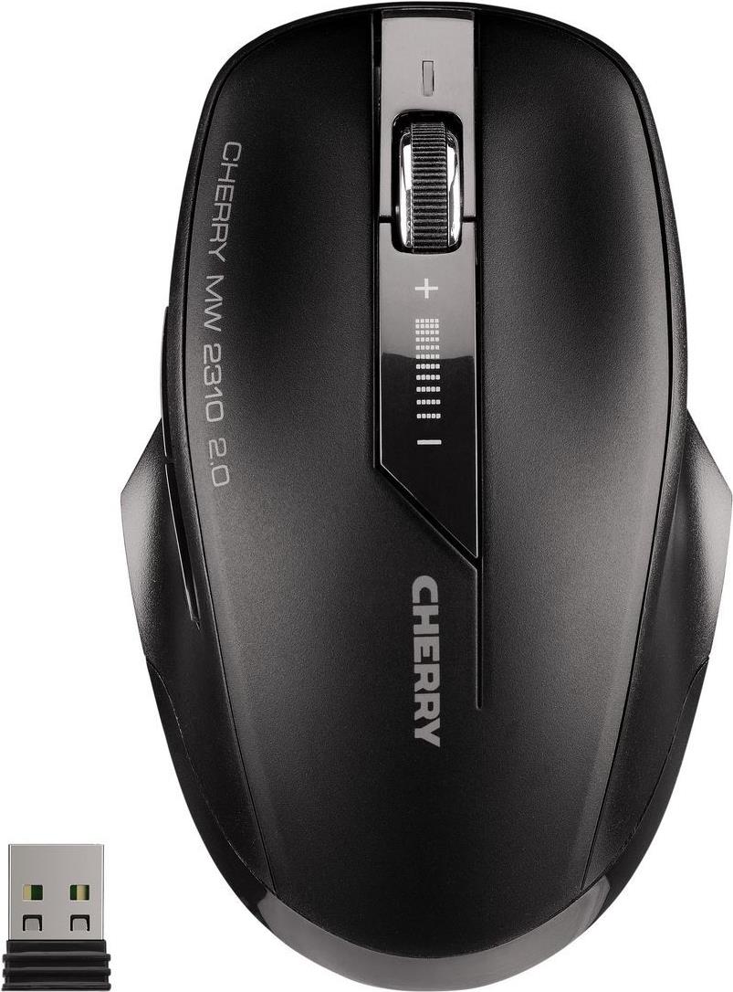 Cherry MW 2310 2.0 Kabellose Maus Optisch 2400 DPI 6 Tasten Schwarz