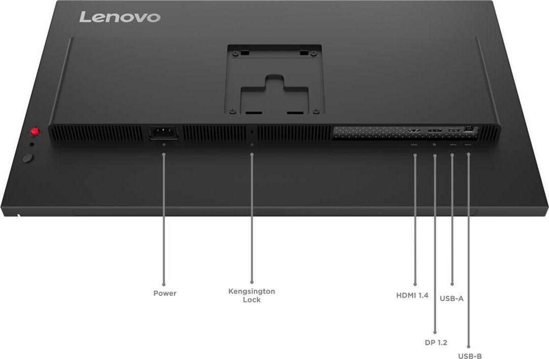 Lenovo ThinkVision T27Q-40 27" QHD IPS 120 Hz LED-Monitor Finsternis schwarz