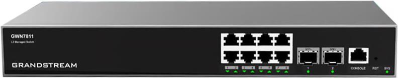 Grandstream Networks GWN7811 Netzwerk-Switch Managed L3 Gigabit Ethernet (10/100/1000) Grau (GWN7811)