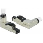 Delock RJ45 Stecker feldkonfektionierbar Cat.8.1 Metall gewinkelt (86489)