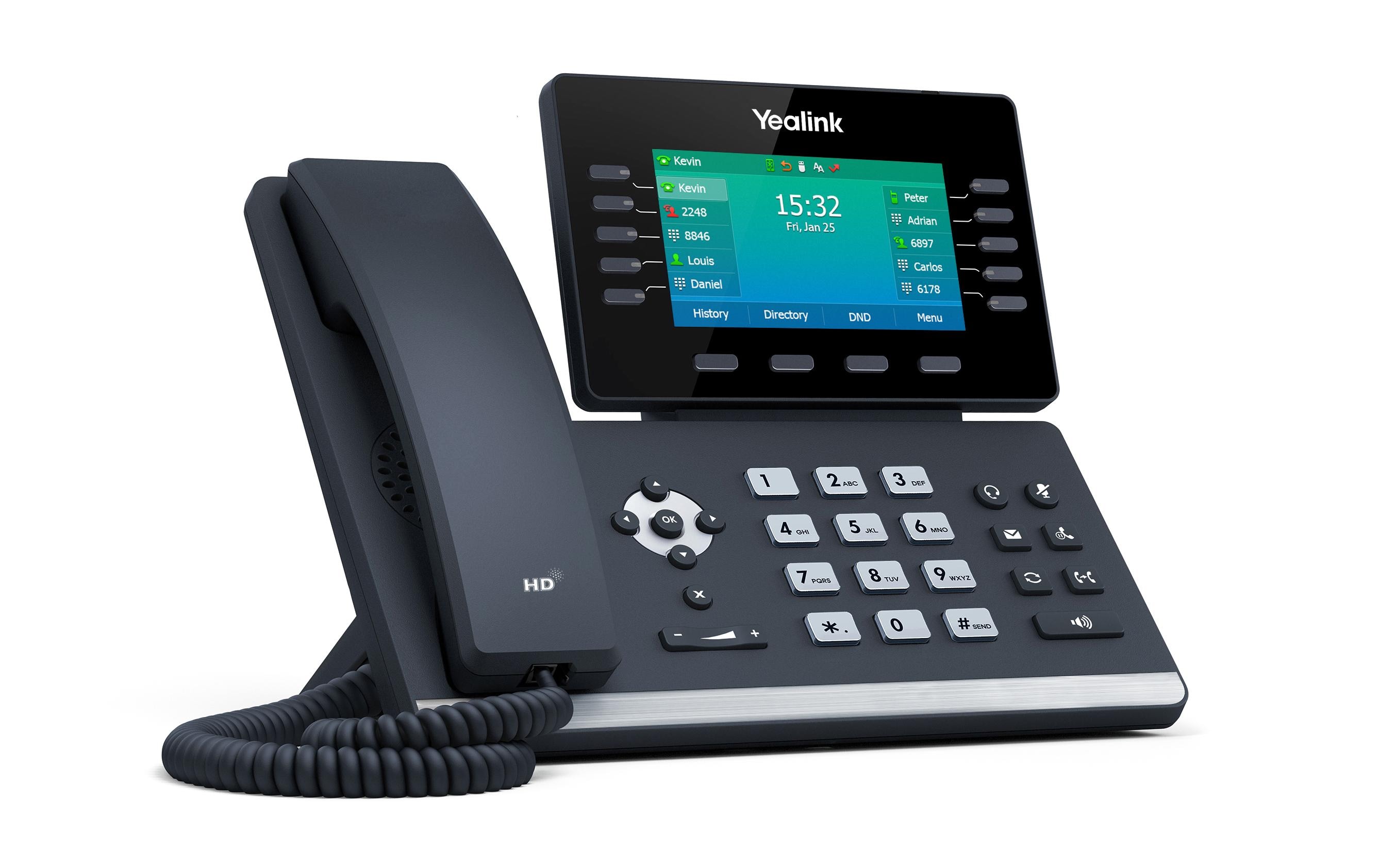 Yealink SIP-T54W IP-Telefon 10 Zeilen Schwarz