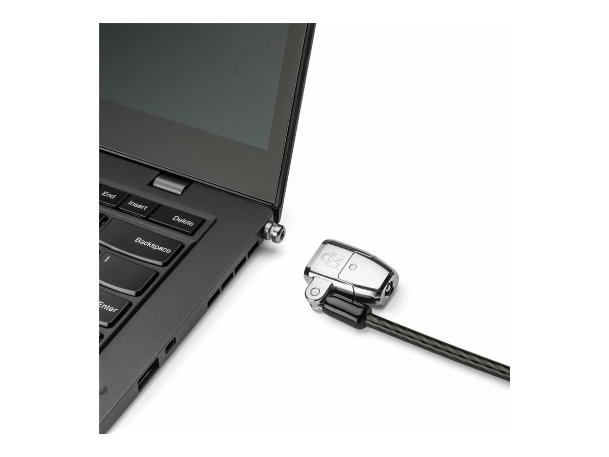Kensington ClickSafe 2.0 Universelles 3-in-1 Laptop-Schloss Master Keyed 1,8 m Schwarz