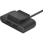 Belkin 4-Port-USB Splitter 2mKab 2xUSB-C/2xUSB-A sw BUZ001bt2MBKB (BUZ001BT2MBKB7)