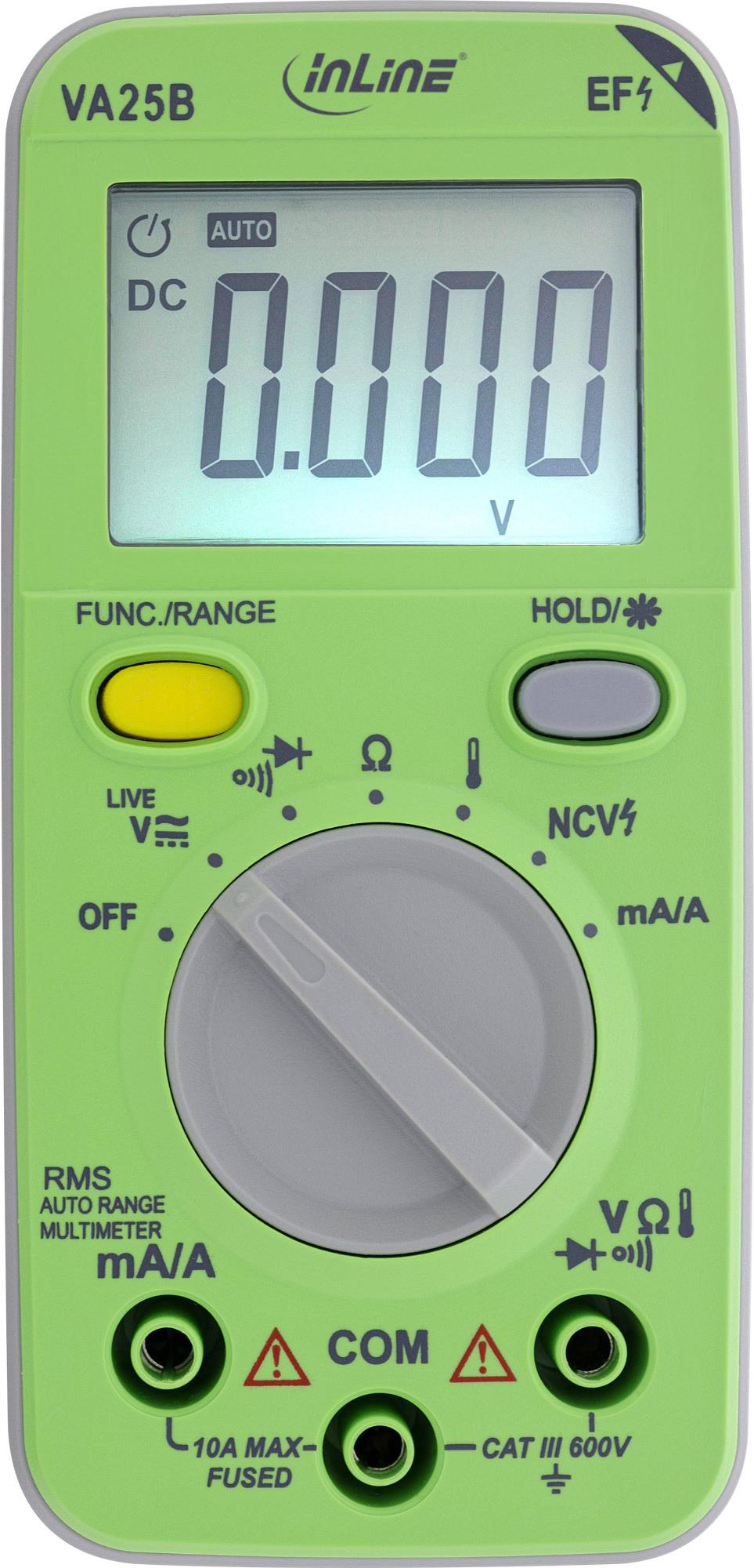 InLine Multimeter mit Auto-Range - Pocketformat (43117A)