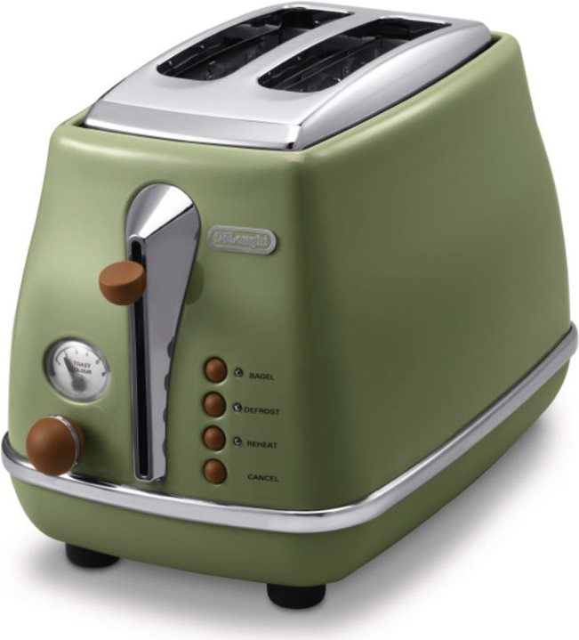 De'Longhi Icona Vintage CTOV 2103.GR Toaster 900W Grün