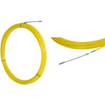 C.K Kabeleinziehband, Länge: 50 m, Stahl Durchmesser: 5,5 mm, flexibler Führungskopf, Stahldrahtkern - 1 Stück (495055)