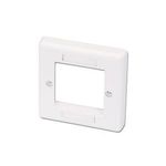 LINDY Modular AV Face Plate System Single Gang Snap In Face Plate (60541)